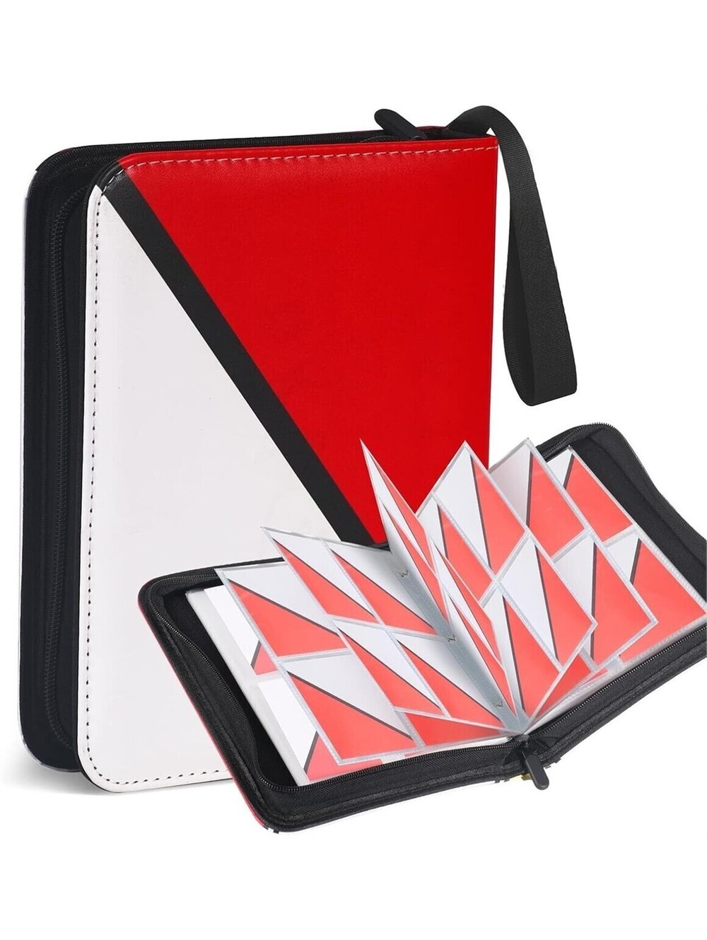 Pokemon Trading Card Binder with Zipper PU Leather  - 400 Card Capacity